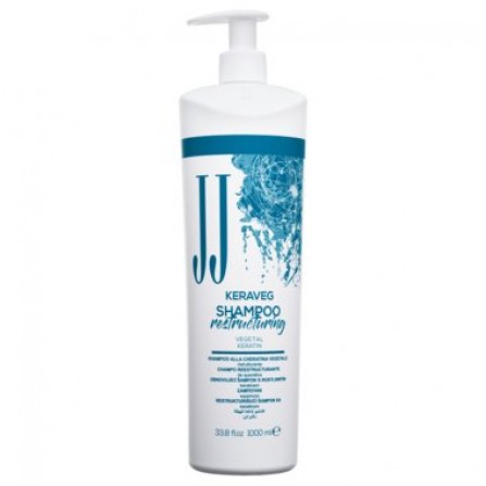 Реструктуриращ  шампоан за увредени коси JJ's KERAVEG Restructuring Shampoo 1000ml